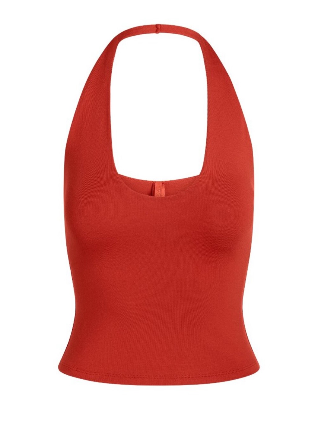 Skims Smooth Layers Halter Top Medium Terra